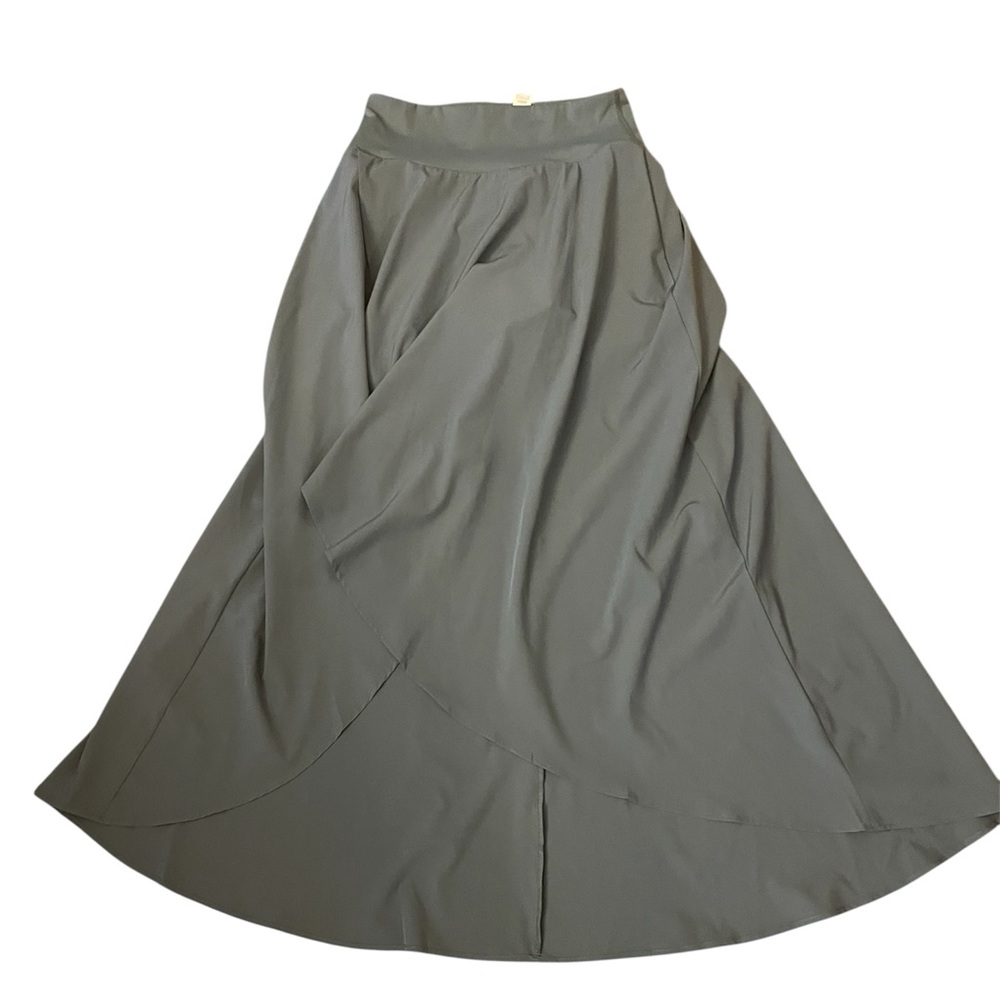 Halara Breezeful™ High Waisted High Low Ruffle 2-in-1 Flowy Quick Dry Maxi Skirt